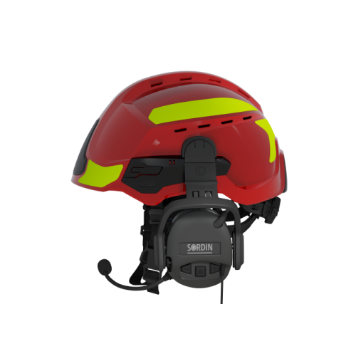 MSA SAFETY - F2XR kaciga za šumske požare i tehničko spašavanje EN 16471 sa zaštitnim naočalama